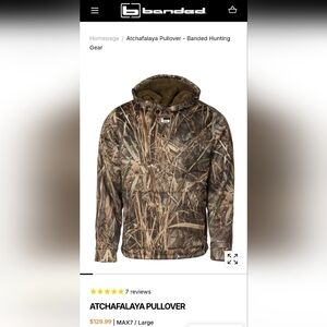 Banded Atchafalaya Pullover